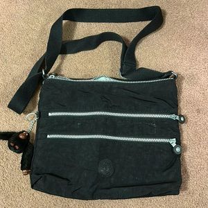 Kipling black Alvar crossbody bag